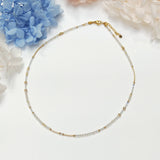 Taiyo - Collier Or, Citrine et Cristal