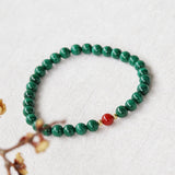 Hoseki - Bracelet Malachite et Jaspe