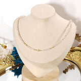 Aika - Collier Or et Quartz Rose