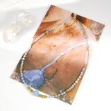 Haiyun - Necklace Gold and Aquamarine