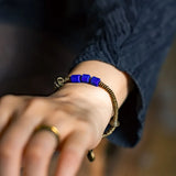 Michi - Bracelet Cuivre et Lapis Lazuli