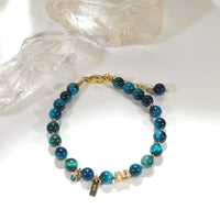 Shinon - Bracelet Œil de Tigre Bleu