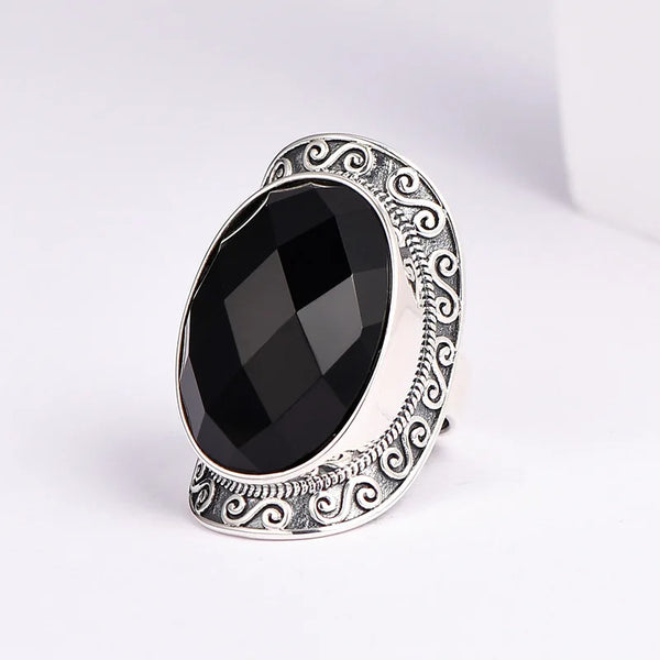 Menou - Ring Silver and agate