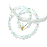 Yunhai - Collier Or et Aigue-Marine