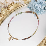 Suraksha - Collier Or, Tourmaline et Œil de Tigre