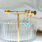 Laam - Boucles d'Oreilles Or et Topaze