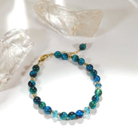 Suisen - Bracelet Œil de Tigre Bleu