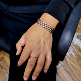 Tomoko - Bracelet Jonc Homme Cuivre Magnétique