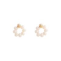 Safed - Boucles d'Oreilles Or et Perles d'Eau Douce