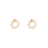Safed - Boucles d'Oreilles Or et Perles d'Eau Douce