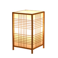 Japon Bambu Başucu Lambası