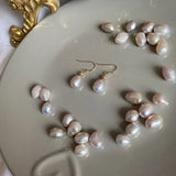 Suddha - Boucles d'Oreilles Or et Perles d'Eau Douce