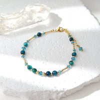 Yozora - Bracelet Œil de Tigre Bleu