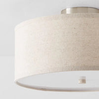 Suspension Tambour en Lin