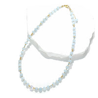 Yunhai - Collier Or et Aigue-Marine