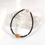 Solaris - Bracelet Pierre de Soleil et Spinelle