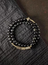Botan - Bracelet Obsidienne