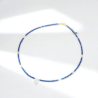 Yozora - Collier Or et Lapis Lazuli