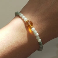 Aasha - Bracelet Jade et Citrine
