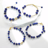 Jinlong - Bracelet Or et Lapis Lazuli