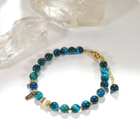 Shinon - Bracelet Œil de Tigre Bleu