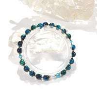 Altair - Bracelet Or et Œil de Tigre Bleu