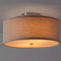 Suspension Tambour en Lin