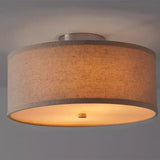 Suspension Tambour en Lin
