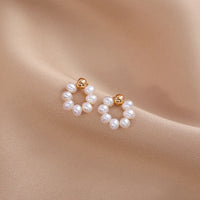 Safed - Boucles d'Oreilles Or et Perles d'Eau Douce