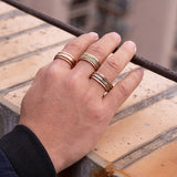 Sui - Bracelet Jonc et Bague Cuivre Magnétiques