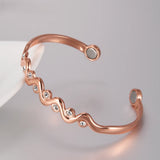 Akari - Bracelet Jonc Cuivre Magnétique