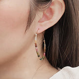 Dosik - Boucles d'Oreilles Or et Tourmaline
