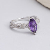 Yume - Bague Argent et Améthyste