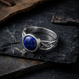 Ginsei – Ring aus Silber und Lapislazuli