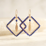 Dalem - Boucles d'Oreilles Or et Lapis Lazuli