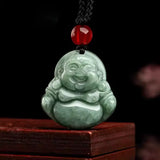 Bouddha Rieur - Pendentif Jade