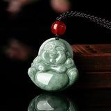 Bouddha Rieur - Pendentif Jade