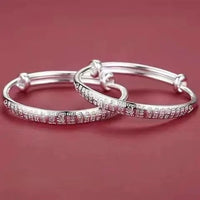 Akina - 2 x Bracelets de Cheville Argent