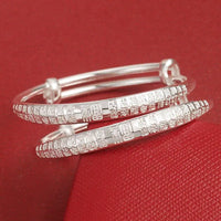 Takara - 2 x Bracelets de Cheville Argent