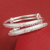 Takara - 2 x Bracelets de Cheville Argent
