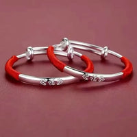 Miya - 2 x Bracelets de Cheville Argent