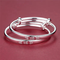 Toshiko - 2 x Bracelets de Cheville Argent