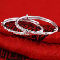 Kali - 2 x Bracelets de Cheville Argent