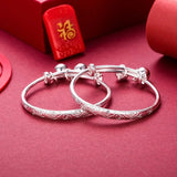 Assam - Bracelet de Cheville Argent