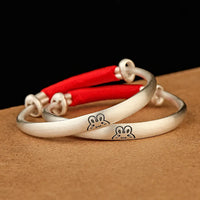 Mako - 2 x Bracelets de Cheville Argent