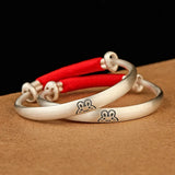 Mako - 2 x Bracelets de Cheville Argent