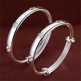 Shizu - 2 x Bracelets de Cheville Argent