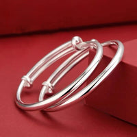 Toshiko - 2 x Bracelets de Cheville Argent