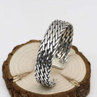 Takumi - Bracelet Jonc Homme Argent