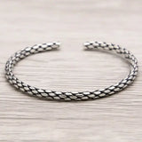 Tatsuo - Bracelet Jonc Homme Argent